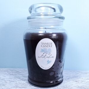 New 19.8 Oz Rare Vtg Fig White Plum Yankee Candle Large White Label Purple Jar